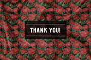 Dark floral flower pattern set, a Pattern Graphic by Dina Guiter (Thumbnail 9 of 9)