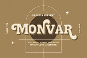 Monvar - Cooper Layered Fonts, a Font by Flavortype (Thumbnail 1 of 11)