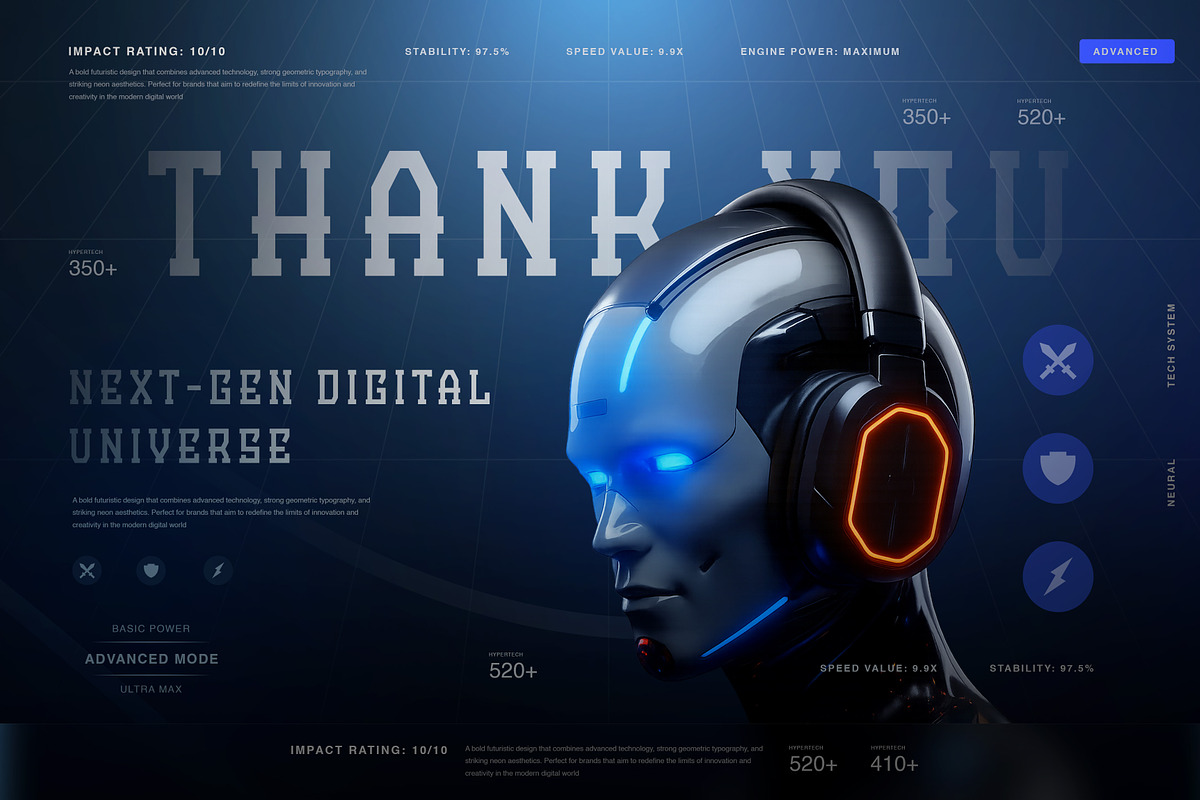 NEXAR – Futuristic Typeface, a Font by Brainwave (Photo 8 of 8)