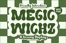 Megic Wichz - Groovy Retro Font