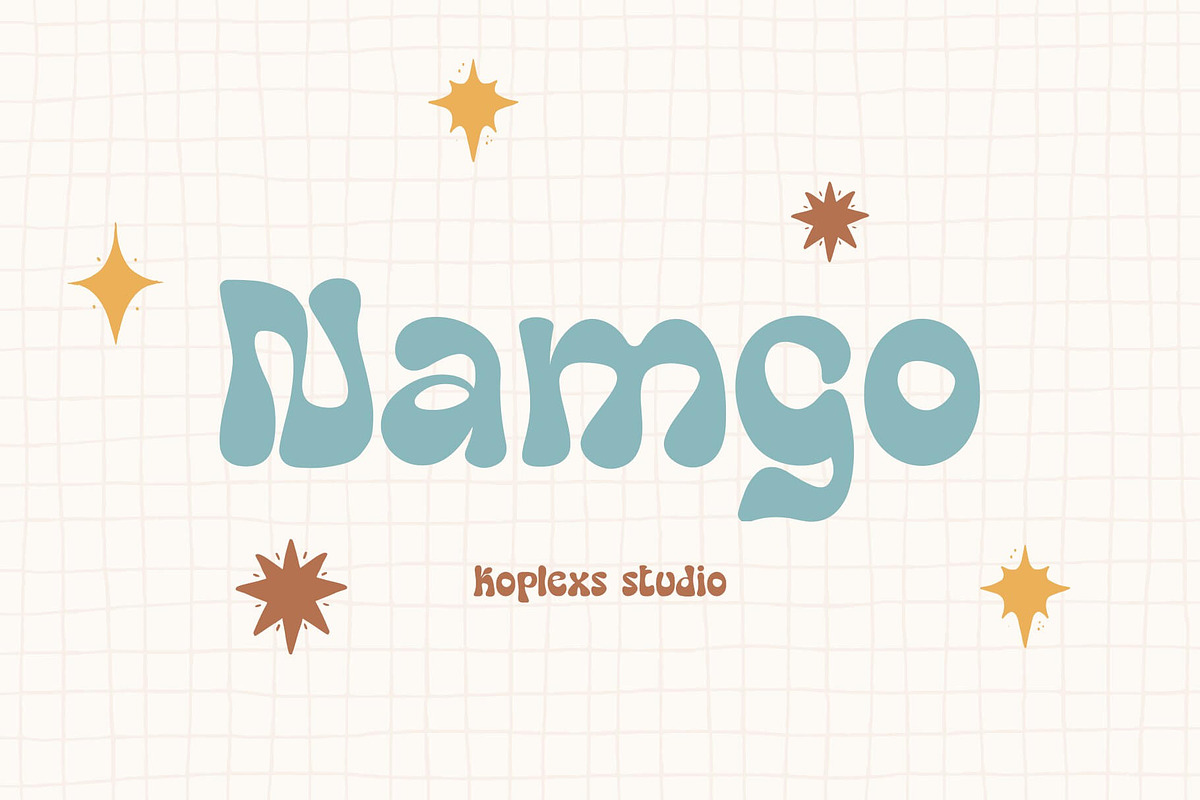 Namgo - Groovy Font, a Handwritten Font by Koplexs Studio (Photo 1 of 10)