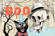Spooky Sweethearts: whimsical retro, a Person Illustration by NiiiNArt (Thumbnail 4 of 5)