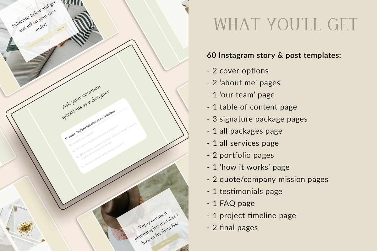 Instagram Bundle | CANVA, a Social Media Template by Ralony (Photo 2 of 13)