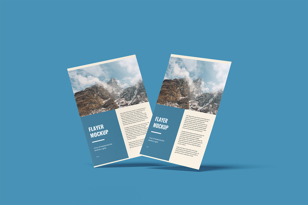 A4 Flayer Mockup, an Advertising Mockup by Afif_studio (Photo 5 of 5)