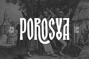 Porosya, a Blackletter Font by NREY (Thumbnail 2 of 9)