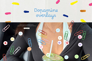 80+ Handmade Dopamine Overlays