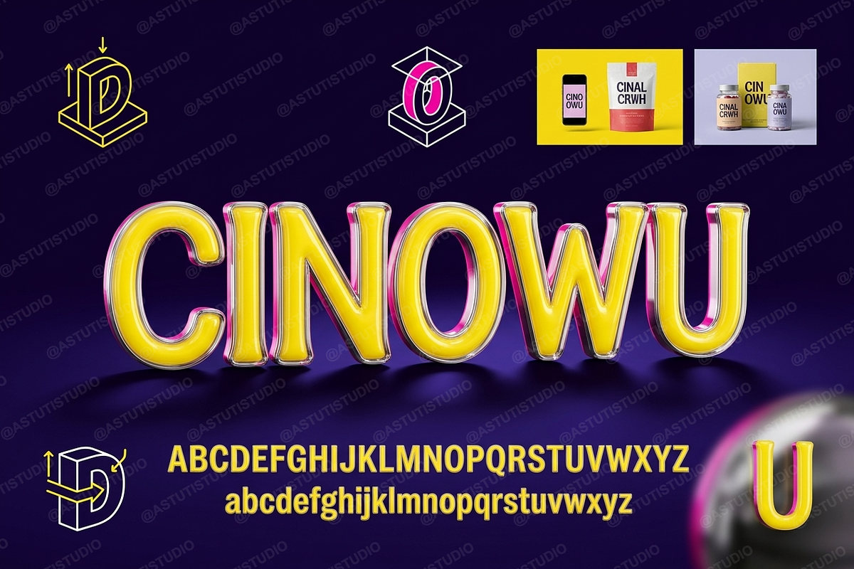 Cinowu - Elegant Serif Typeface, a Serif Font by Astuti Studio (Photo 17 of 25)