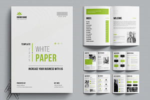 White Paper Template, a Brochure Template by MightyDesign