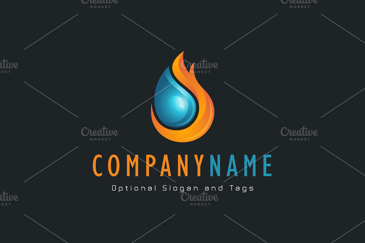 Burning Fluid Custom Logo, a Branding & Logo Template by ARTE MIGUEL (Photo 2 of 3)