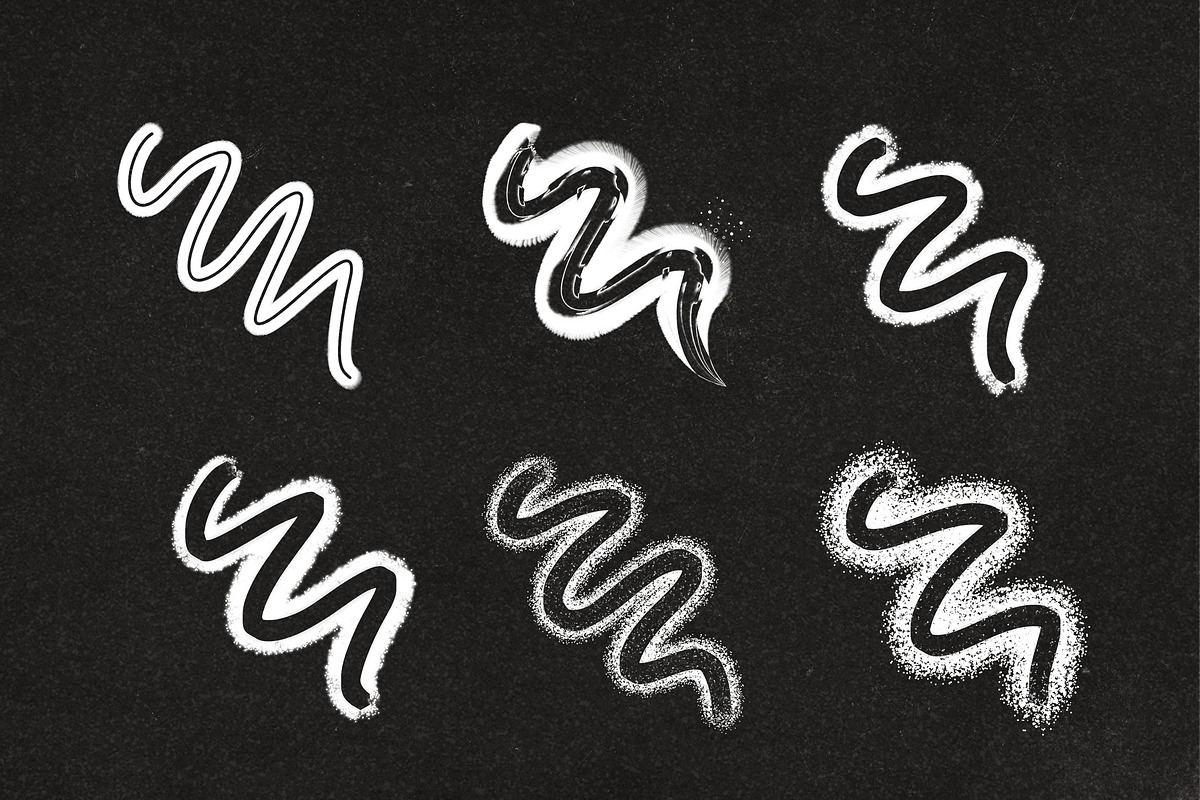 46 Outline brushes procreate, a Brush Add-On by Endete & Mazak brushes (Photo 6 of 9)