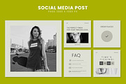 Fashion Social Media Post Design, an UI Kit Template by ContestDesign (Thumbnail 1 of 7)