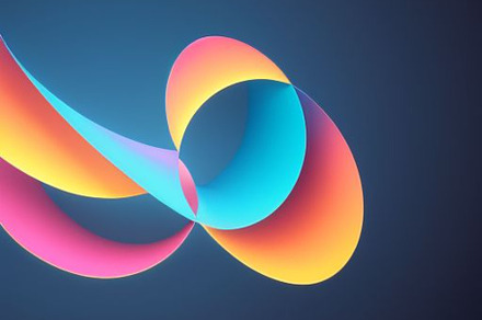 Abstract background wavy colorful, an Abstract Photo by ComfortQ