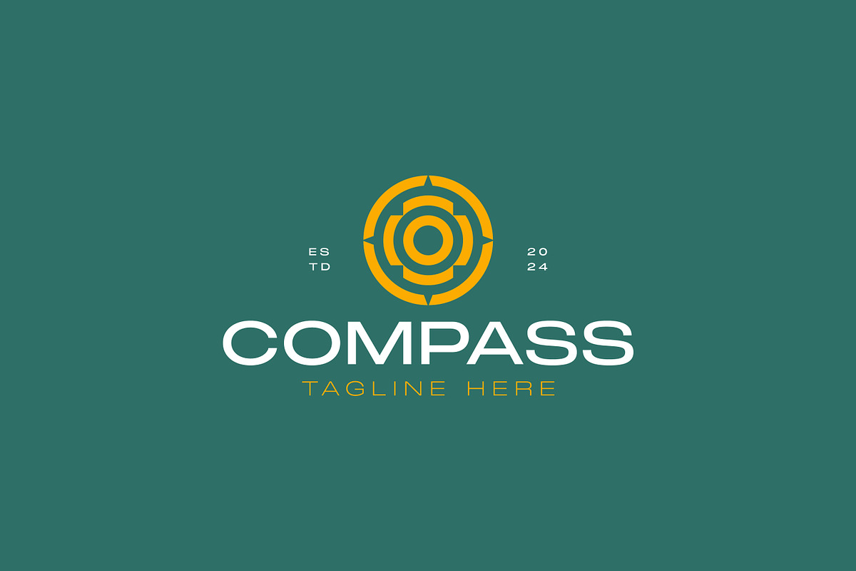Compass Navigation Circle Logo, a Branding & Logo Template by Signatoro (Photo 2 of 2)