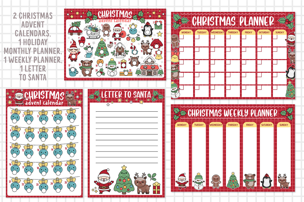 Kawaii Christmas games, an Animal Illustration by Lexi Claus (Photo 9 of 12)