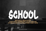 Bichan Machabo - School & Chalk Font, a Handwritten Font by QR Design Studio (Thumbnail 2 of 6)