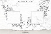 Shadow Garden Botanical Monograms, an Illustration by Eclectic Anthology (Thumbnail 8 of 15)