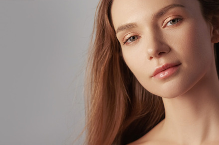 Natural beauty radiant face woman nude makeup, a Beauty & Fashion Photo by Photo Drive Studio