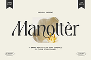 Manottèr – High Contrast Serif, a Serif Font by dealitastudio (Thumbnail 1 of 7)