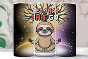 Funny Yoga Lover Meditation  P27, an Object Graphic by LamanAzalea (Thumbnail 15 of 22)