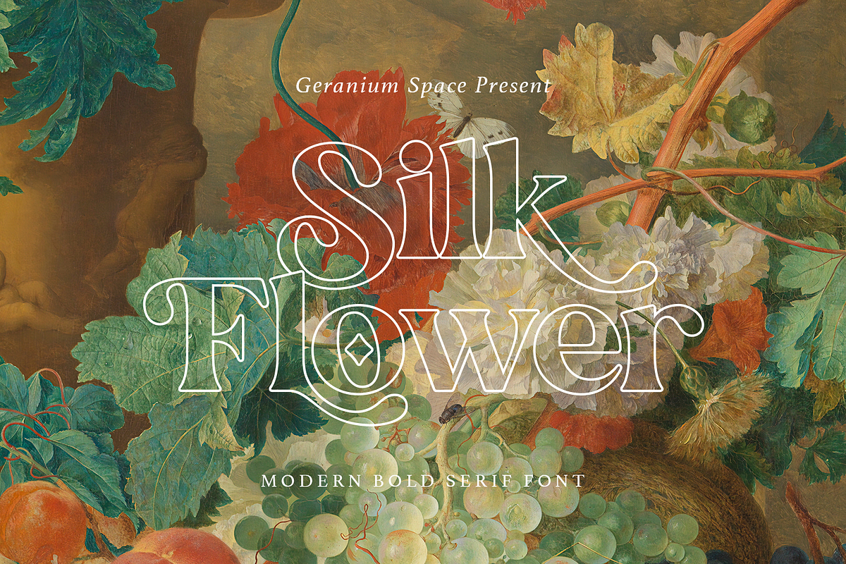 Silk Flower - Modern Serif, a Serif Font by Megi Satyo Widodo (Photo 26 of 26)