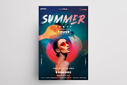 2 Summer Surreal Event Flyers (PSD), a Flyer Template by PixelsDesign (Thumbnail 2 of 3)