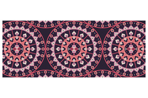 Colorful Mandala Seamless, a Pattern Graphic by Creative Backgrounds
