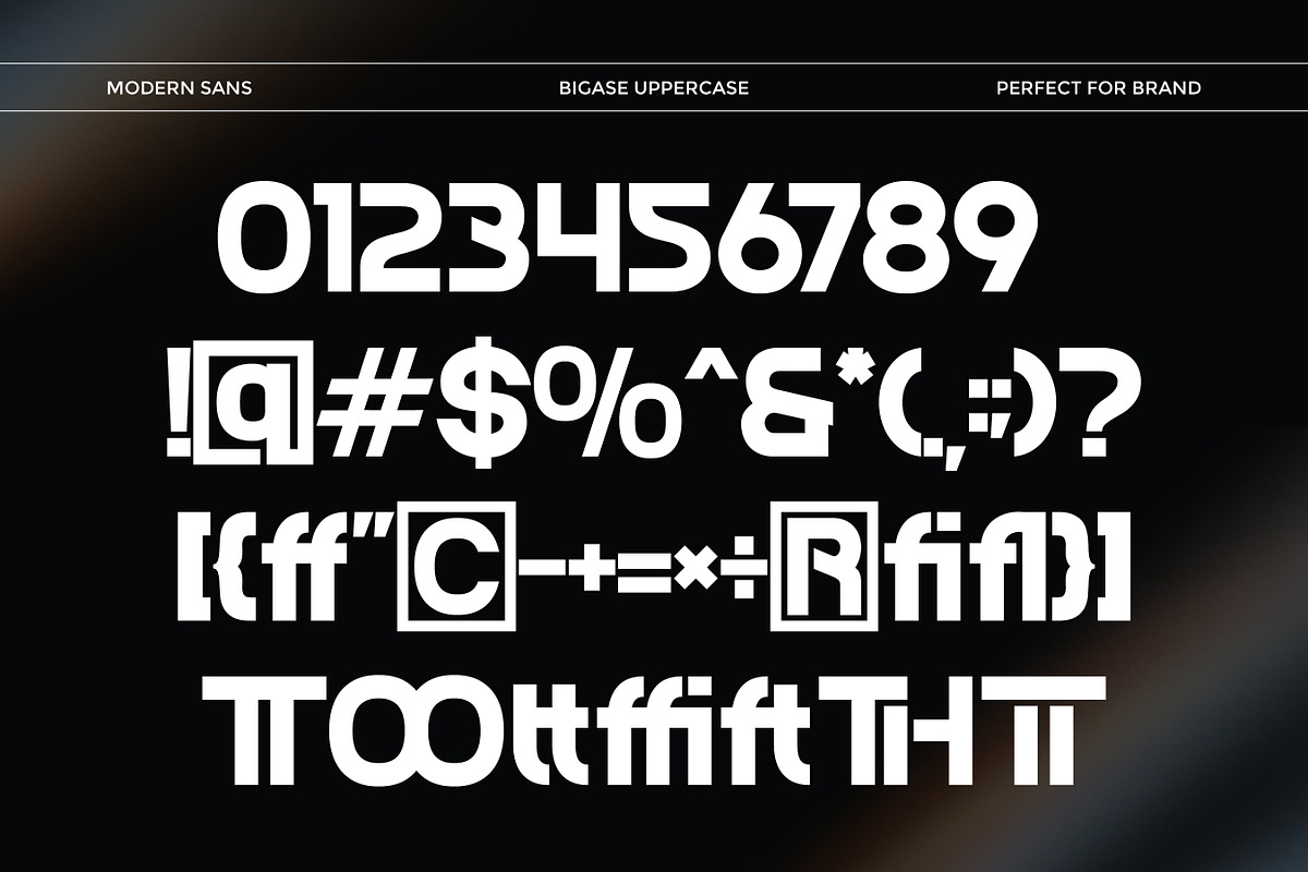 Bigase - Modern Sans Display Font, a Sans Serif Font by Flawless And Co (Photo 9 of 10)