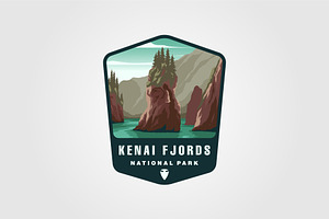 Kenai Fjords National Park Vector