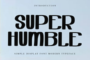 Super Humble, a Script Font by InermediaSTUDIO (Thumbnail 1 of 5)