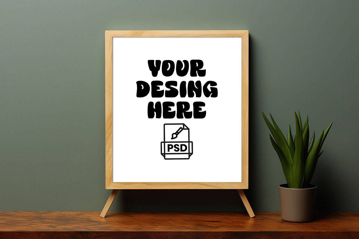 4 PSD Frame Mockup Canvas frame, a Product Mockup by one-touch (Photo 3 of 5)