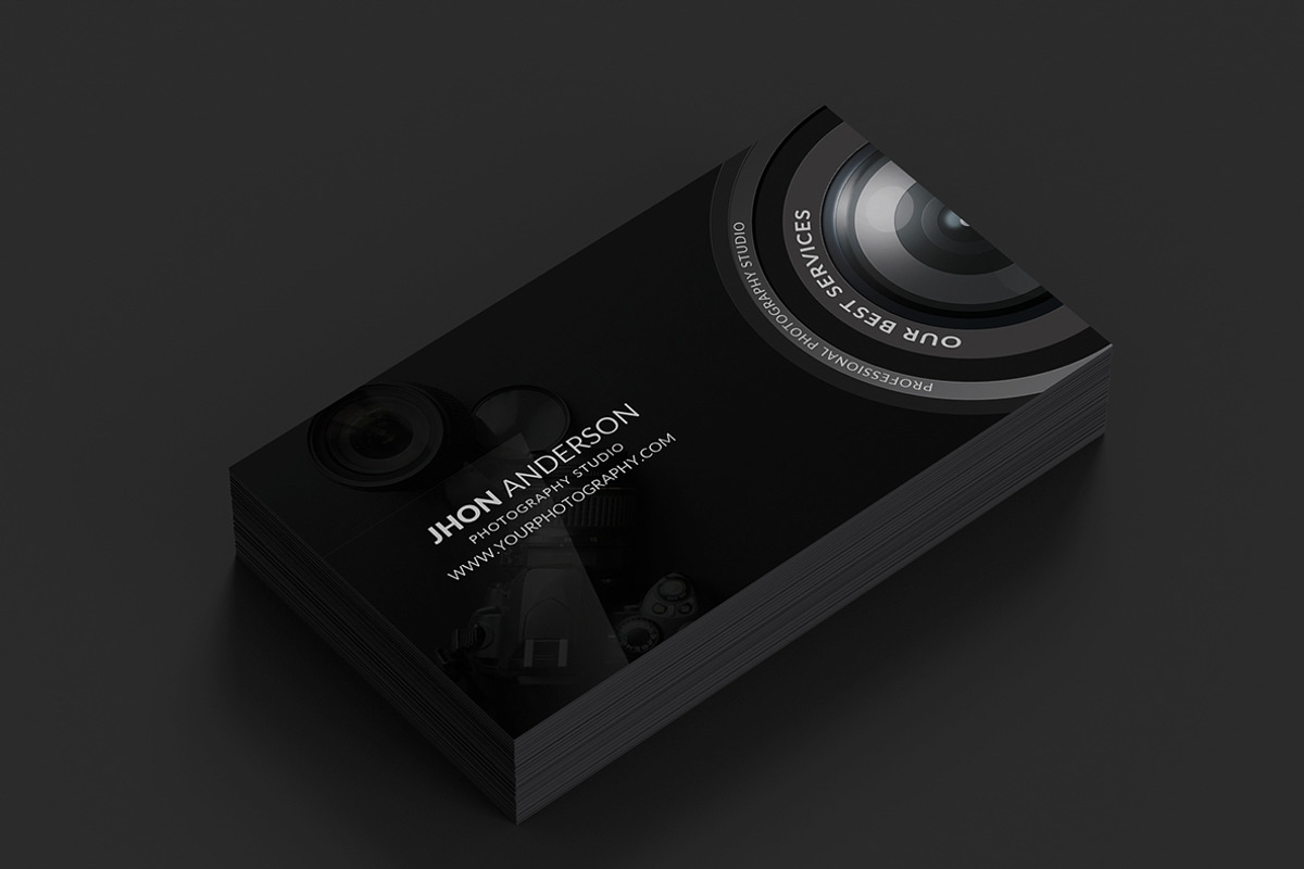 Photography Business Card, a Business Card Template by AfzaalGraphics (Photo 2 of 6)