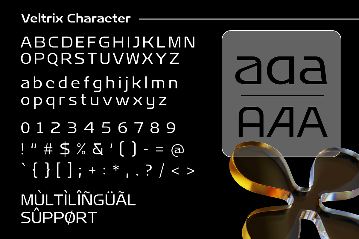 Veltric - Futuristic Display Font, a Sans Serif Font by Dora Typefoundry (Photo 9 of 10)