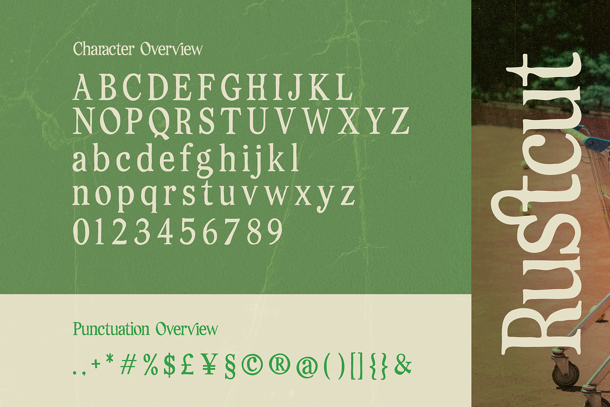 Rustcut - Serif Font, a Serif Font by Lettermine (Photo 2 of 10)