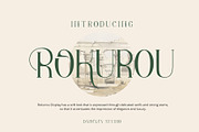 Rokurou Display, a Serif Font by Damelev (Thumbnail 1 of 10)