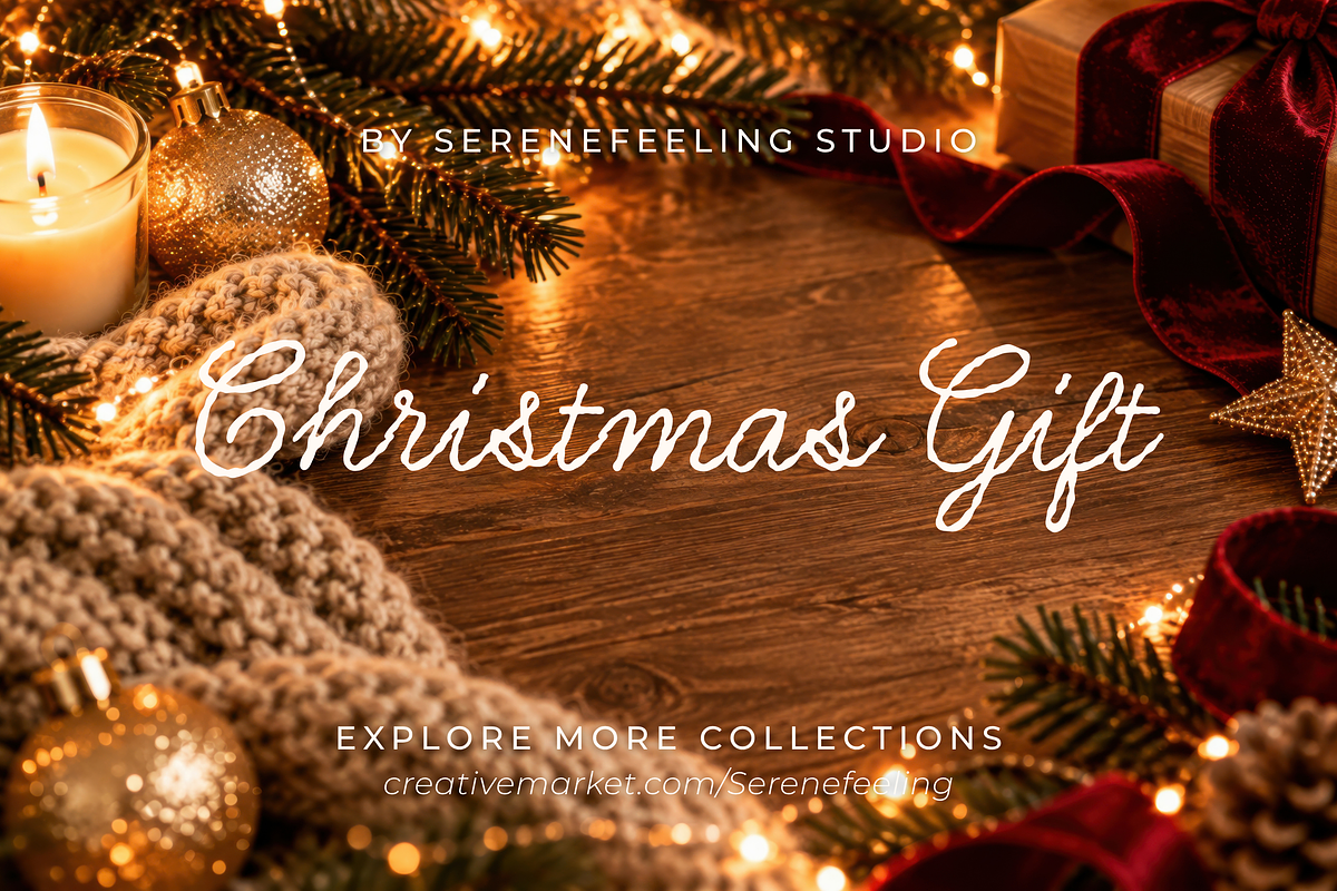 Christmas Stationery Mockup Bundle, an Advertising Mockup by Serenefeeling (Photo 14 of 14)
