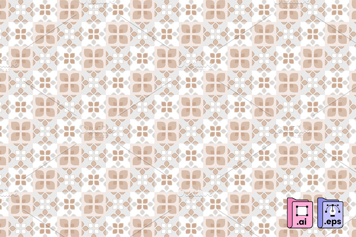 Flat Scandinavian Pattern Design, a Pattern Graphic by MISS CHATZ (Photo 2 of 3)