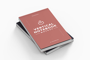 Vertical Notebook Mockup