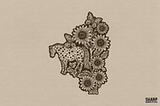 Spotted Appaloosa Horse With, an Object Graphic by SharpMarketplace (Thumbnail 1 of 5)