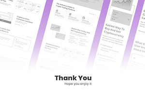 Crypto Trading Wireframe Website