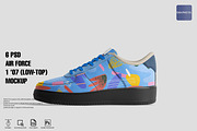 Sneakers Air Force Mockup, a Merchandise Mockup by GraphicVil (Thumbnail 1 of 9)