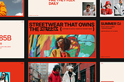 Streetwear Pitch Deck Template, a Presentation Template by Supanium Studio (Thumbnail 1 of 4)