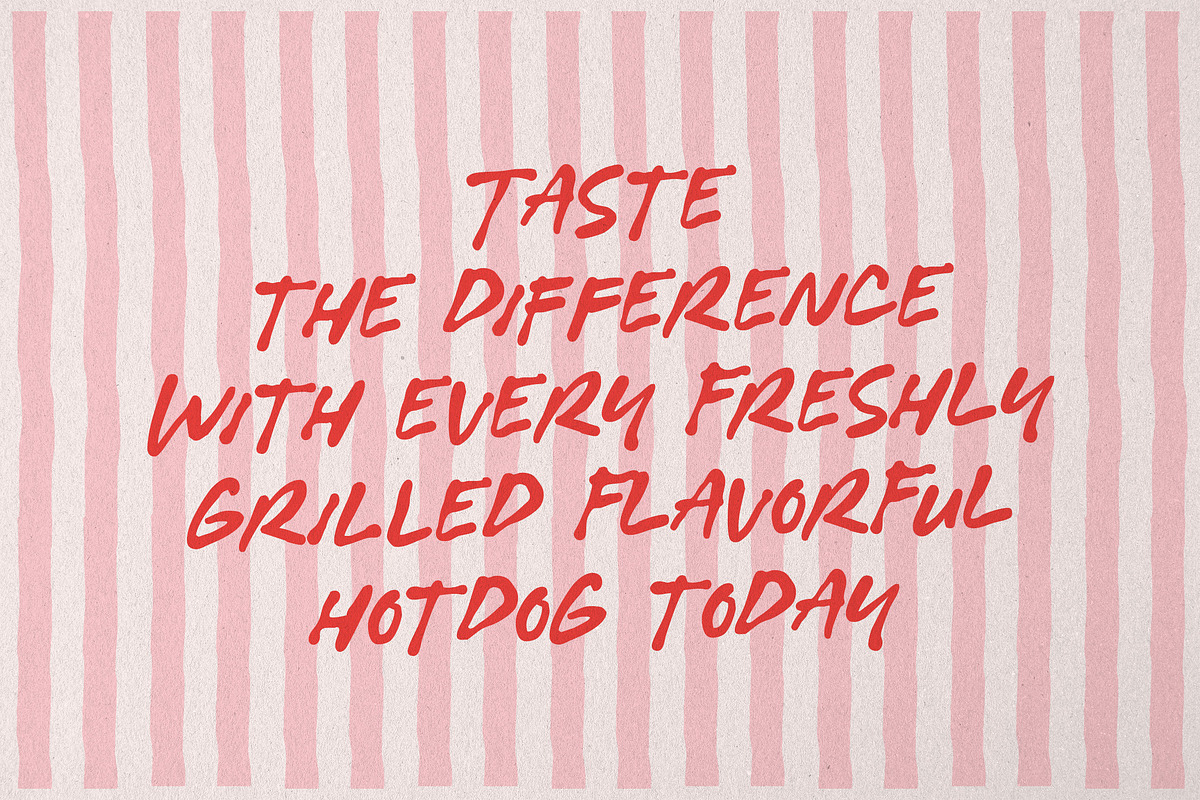 Flavor Story a Lazy Handwriting Font, a Handwritten Font by Blankids Studio (Photo 2 of 13)