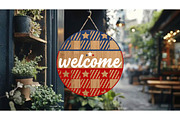 Patriotic Round Sign Cut File SVG, an Object Graphic by EllaMaiyaali (Thumbnail 6 of 8)