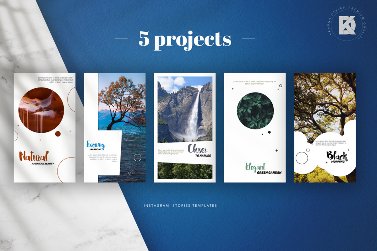 Natural Instagram Stories Pack, a Social Media Template by Kahuna Design (Photo 3 of 4)