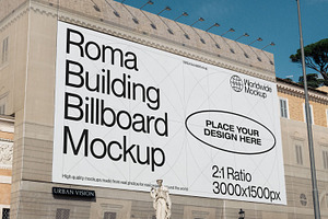 Rome Billboard Mockup