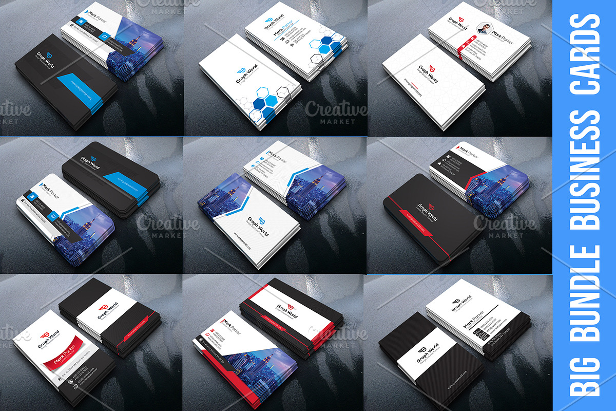 Mega Business Card Bundle, a Business Card Template by DesignsLab (Photo 2 of 5)