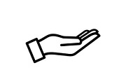 Hand Gesture Vector Icon Bundle, an Illustration by jahid234 (Thumbnail 2 of 52)