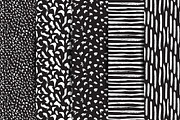 Sketch monochrome seamless patterns, a Pattern Graphic by Tumana_Net (Thumbnail 6 of 7)