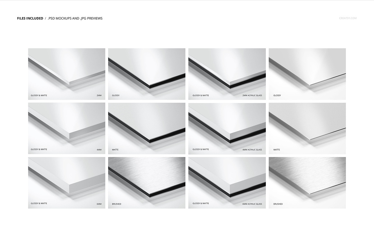 Dibond & Acrylic Closeups Mockup Set, a Household Mockup by creatsy5 (Photo 3 of 10)