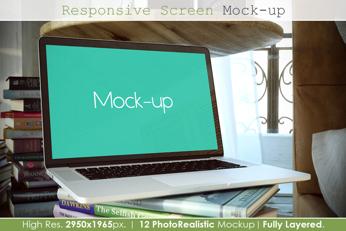 Responsive Screen Mockup V2, an iPhone Mockup by MahmoudRafik (Photo 10 of 15)